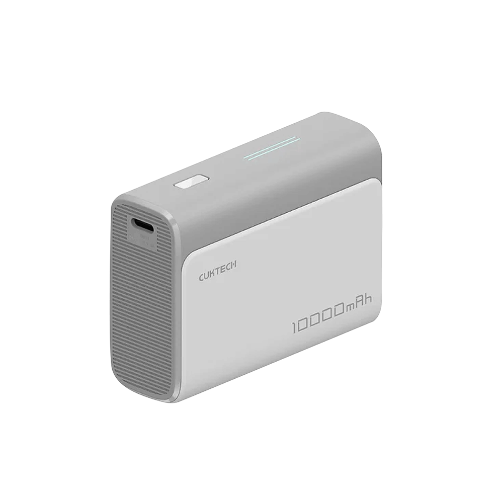 แบตเตอรี่สำรอง CUKTECH AURA PB100 10000 MAH CE สีเทา จ่ายไฟสูงสุด 33W_0